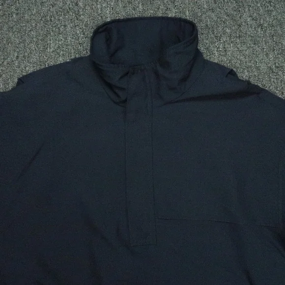 Zero Restriction Jacket Mens Medium Blue Half Zip Gore Tex GTX Pullover VTG